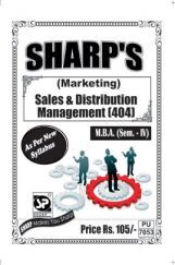 (Marketing) Sales And Distribution Management (Marketing) Sales And Distribution Management