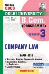 Company Law For B.Com Prog Semester 3 For Delhi University  Company Law For B.Com Prog Semester 3 For Delhi University