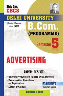 Advertising For B.Com Prog Semester 5 For Delhi University 