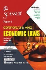 Shuchita Prakashan Scanner CA Final Group-I (New Syllabus) Paper-4 Corporate And Economic Laws (Applicable For May 2021)