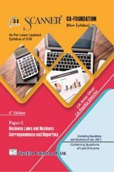 Shuchita Prakashan Solved Scanner CA Foundation (New Syllabus) Paper-2 Business Laws And Business Correspondence And Reporting