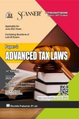 Shuchita Scanner CS Professional Programme Module I (2017 Syllabus) Paper - 2 Advanced Tax Laws Shuchita Scanner CS Professional Programme Module I (2017 Syllabus) Paper - 2 Advanced Tax Laws