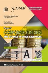 Shuchita Scanner CS Professional Module III Paper - 7 Corporate Funding and Listings in Stock Exchanges Shuchita Scanner CS Professional Module III Paper - 7 Corporate Funding and Listings in Stock Exchanges