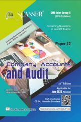 Shuchita CMA Scanner for Inter Group - II Paper-12 Company Account And Audit  (2016 Syllabus) Shuchita CMA Scanner for Inter Group - II Paper-12 Company Account And Audit  (2016 Syllabus)
