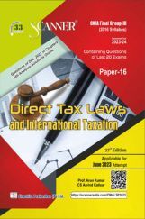 Shuchita CMA Scanner for Final Group - III  Paper-16 Direct Tax Laws and International Taxation  (2016 Syllabus) Shuchita CMA Scanner for Final Group - III  Paper-16 Direct Tax Laws and International Taxation  (2016 Syllabus)