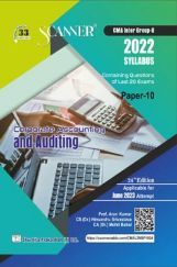 Shuchita Prakashan Scanner  CMA Inter Group-II (2022 Syllabus) Corporate Accounting And Auditing Paper-10 Shuchita Prakashan Scanner  CMA Inter Group-II (2022 Syllabus) Corporate Accounting And Auditing Paper-10