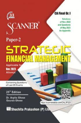 Shuchita Prakashan Scanner CA Final Group - I Paper - 2 Strategic Finanacial Management (Applicable for Nov. 2023)