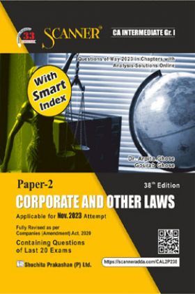 Shuchita Prakashan Scanner CA Intermediate Group - I Paper - 2 Corporate and Other Laws (Applicable for Nov. 2023)