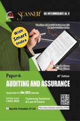 Shuchita Prakashan Scanner CA Intermediate Group - II Paper - 6 Auditing and Assurance (Applicable for Nov. 2023) Shuchita Prakashan Scanner CA Intermediate Group - II Paper - 6 Auditing and Assurance (Applicable for Nov. 2023)