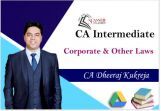 CA Intermediate Paper 2 Corporate and Other Laws (Google Drive + Printed Book)