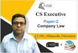 CS Executive Paper 2 Company Law (Pen Drive + Printed Book)