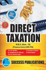 Direct Taxation Direct Taxation