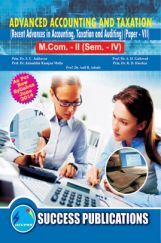 Advanced, Accounting And Taxation  Advanced, Accounting And Taxation
