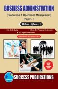 Business Administration (Production And Operations Management) Business Administration (Production And Operations Management)
