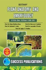 Plant Anatomy And Embryology Plant Anatomy And Embryology