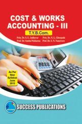 Cost And Work Accounting - III Cost And Work Accounting - III