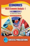 Economics Micro Economic Analysis - I