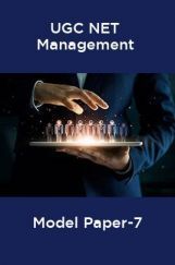 UGC-NET Management Model Paper-7 UGC-NET Management Model Paper-7