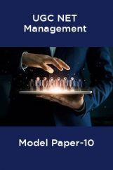 UGC-NET Management Model Paper-10 UGC-NET Management Model Paper-10