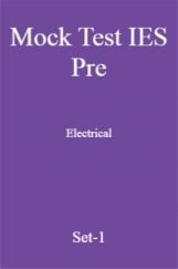 Mock-Test-IES-Pre-Electrical-Engineering-Set-1 Mock-Test-IES-Pre-Electrical-Engineering-Set-1