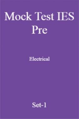 Mock-Test-IES-Pre-Electrical-Engineering-Set-1