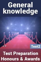 General Knowledge Test Preparations On Honours And Awards Part 2 General Knowledge Test Preparations On Honours And Awards Part 2