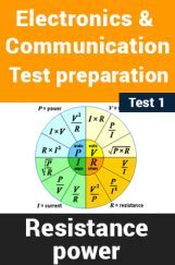 Electronics And Communication Test Preparations On Resistance and Power Part 1 Electronics And Communication Test Preparations On Resistance and Power Part 1