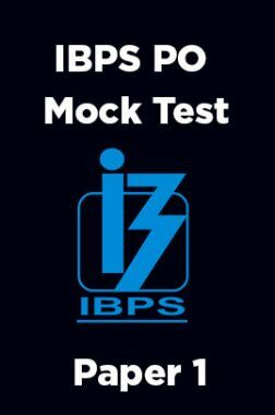 IBPS PO Mock Test Paper 1 