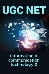 UGC NET Information & communication technology 3 UGC NET Information & communication technology 3