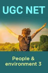 UGC Net People & environment 3 UGC Net People & environment 3