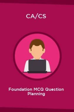 CA/CS Foundation MCQ Question Planning