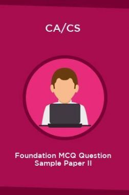 CA/CS Foundation MCQ Question Sample Paper II
