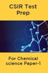 CSIR Test Prep For Chemical science Paper-1 CSIR Test Prep For Chemical science Paper-1