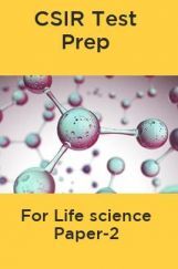 CSIR Test Prep For Life science Paper-2 CSIR Test Prep For Life science Paper-2
