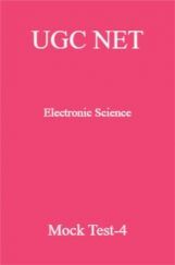 UGC NET Electronic Science Mock Test-4 UGC NET Electronic Science Mock Test-4