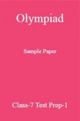 Mathematics Olympiad Class-7 Test Prep-6 Mathematics Olympiad Class-7 Test Prep-6