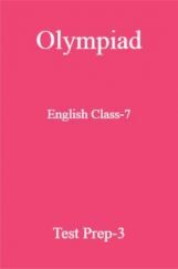 Olympiad English Class-7 Test Prep-3 Olympiad English Class-7 Test Prep-3