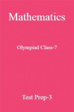 Mathematics Olympiad Class-7 Test Prep-3