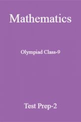 Olympiad Class-9 Mathematics Paper-2 Olympiad Class-9 Mathematics Paper-2