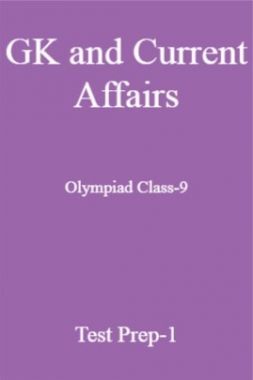 GK and Current Affairs For Olympiad Class-9 Test Prep-1