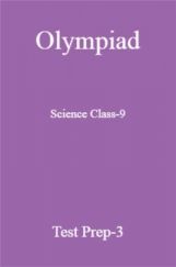 Olympiad Science Class-9 Paper-3 Olympiad Science Class-9 Paper-3