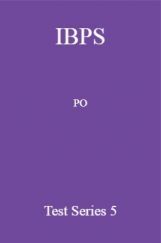 IBPS PO Test Series -5 IBPS PO Test Series -5