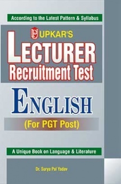 Lecturer Recruitment Test English For PGT Post