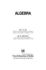 Algebra Algebra