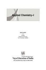 Applied Chemistry I Applied Chemistry I
