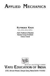 Applied Mechanics By Rupender Kaur Applied Mechanics By Rupender Kaur
