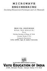 Microwave Engineering By P.K. Chaturvedi Microwave Engineering By P.K. Chaturvedi