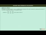 Class 12 Maths - Adjoint And Inverse Of The Matrix Video by MBD Publishers Class 12 Maths - Adjoint And Inverse Of The Matrix Video by MBD Publishers