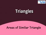 Class 10 Mathematics - Area Of Similar Triangle Video by Lets Tute Class 10 Mathematics - Area Of Similar Triangle Video by Lets Tute