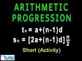 Class 10 Mathematics - Arithmetic Progression - Activity Video by Lets Tute Class 10 Mathematics - Arithmetic Progression - Activity Video by Lets Tute